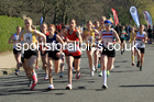 Girls Under-15s 5k, 2022 Northern 12 and 6 Stage Road Relays,  Birkenhead Park, Birkenhead, Wirral.  Photo: David T. Hewitson/Sports for All Pics